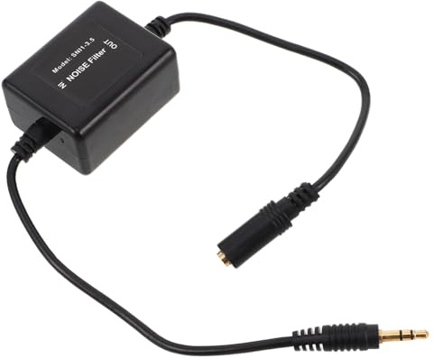 jojofuny Filtre Audio Voiture Bruit Isolateur Boucle Terre Passif Suppression Bourdonnement pour Systèmes Stéréo Élimination Distorsion Sonore Amélioration Clarté Et Confort Auditif