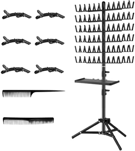 Support De Tressage De Cheveux – Support Dé Séparation Dé Cheveux Portable | Ajustable | Pour Le Tressage Di Bricolage, La Coiffure En Salon Ou À La Maison, Outil Di Tresage Professionnel Pour Hommes