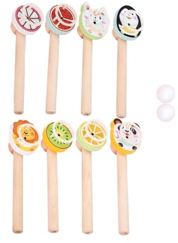 Ball Blasrohr Spielzeug - 8-teilige Party Geschenke Spielzeug | Ballblasen-Herausforderung | Für Innen, Außen, Zuhause, Kindergarten, Familienabende, Versammlungen, Geburtstag, Weihnachten, Neujahr,