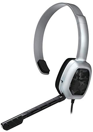 PDP Gaming LVL1 Kabelgebundenes Chat-Headset mit Mikrofon mit Geräuschunterdrückung: Grey Camo - Xbox One