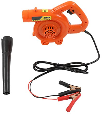 Soffiatore A Foglia, Portatile con Cavo 8 Fase Potente Soffiatore Elettrico, 2 In1 Aspirapolvere Industriale Soffiatore d'Aria per Foglia, Computer, Auto Polvere Soffiare (12V)