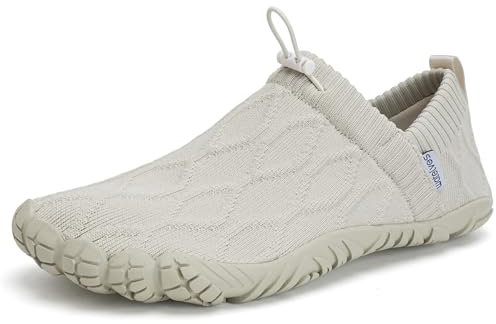 WateLves Barefoot Water Shoes Women Men Minimalist Comfortable Walking Shoes Beach Outdoor Running Sneakers (Apricot,39)