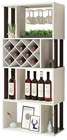 wine rack,Kitchen Rack Cabinets Unit Cabinet Free Standing Cooler Showcase Partition Cabinet Stand De Exhibición Floor-Standing Storage Shelf Bodega D 60 * 30 * 163.5CM