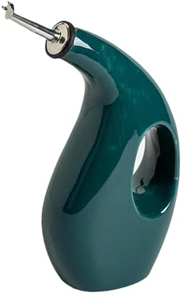Qianly Bottia per Olio da Cucina da 500 Ml per Olio D'oliva E Aceto, Verde