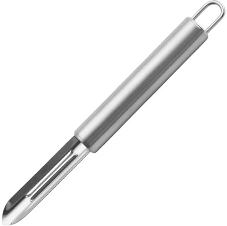 Potato Peeler Stainless Steel Vegetable Silver Julienne 7.5 Inches Straight Peeler Slicer for Kitchen Food Cutter