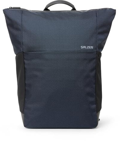 Salzen Plain Backpack - 21l Business Rucksack mit Laptopfach und RFID-sicheres Fach, in der Farbe Dunkelblau, ergonomisch, wasserfest, nachhaltig ZEN-PBP-001-389