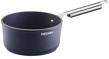 Pedrini casseruola 1 manico diametro 18 cm (2 litri), linea Forma, antiaderente, full induction, con manico in acciaio