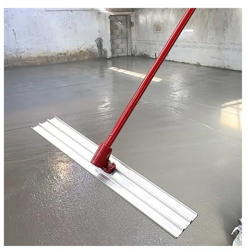 lisseuse beton avec manche Outils Pour La Finition Du Béton - 80 100 120 150 Cm De Long Truelles À Béton Pour Usage Commercial À Domicile - Alliage D'aluminium Et De Magnésium Kit D'outils Pour Taloch