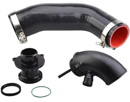 Tubo Entrada Aire Tubo Mejora Entrada Salida Turbocompresor Silenciador Manguera Silicona Eliminación para VW para Golf MK7 S3 A3 V8 TT MK3 A3 S3 TT EA888 Motor Tubo Manguera Admisión Aire(Full Kit)