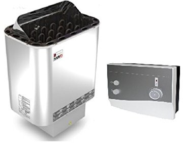 Calentador de Sauna Nordex 6,0 kw con el Control Externo K1-Next para 220/240V y 400V