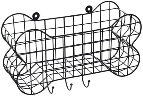 House of Paws Dog Bone Wire Storage Wall Shelf - Small