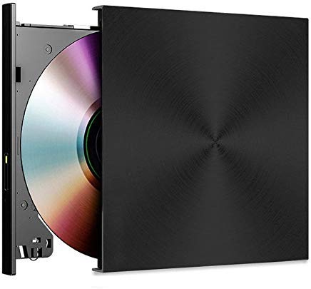 Extern Blu ray Drive DVD/BD-spelare läs/skriv bärbar Blu-ray-enhet USB 3.0 och Typ-C DVD-brännare 3D Blu RAL-enhetKompatibel med/Win7/Win8/Win10/Mac OS Blu ray brännare hög hastighet tyst