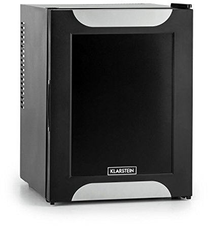 KLARSTEIN Nevera Pequeña para Habitación, Mini Nevera Comida, Bebidas, Cerveza, Cosméticos, Frigirificos Pequeños, Neveras Pequeñas 33L con Luz, Estantes Ajustables Casa y Oficina, Bajo Consumo