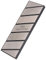 Diamond Sharpening Stone Diamond Flattening Stone Lapping Plate Single-Sided 180Grit Fixing Flattener 254 × 79 × 15mm