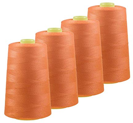 4 x 4572m Qualitäts Overlock-Garn Overlock-Nähgarn Oeko-Tex Farben 541 bis 580
