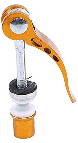 Abrazadera Sillin Bicicleta 2 piezas de aluminio del tubo del asiento Tornillo abrazadera de liberación rápida de la bicicleta de la bici del perno Tija de sillín mordaza de la abrazadera del perno de