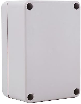 Lwuey Scatola di Derivazione, Cassetta Derivazione Esterna Giunzione Ip65 Impermeabile Plastica Abs Scatole in Elettronica Da Parete Collegamento con Orecchio Fisso Coperture per Alimentazione