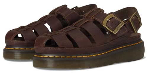 Dr. Martens Unisex-Erwachsene Wrenlie, Dunkelbraun, 10 Women/9 Men