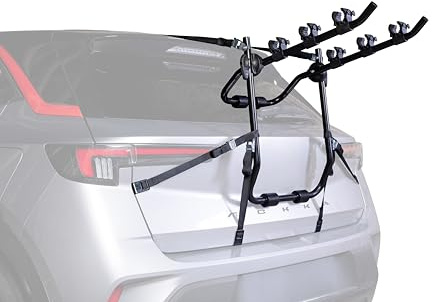 ACS Bisiklet 3 cykelhållare, 3 cykelställ, 3 cyklar lätt att använda, bärbart med 3 cyklar