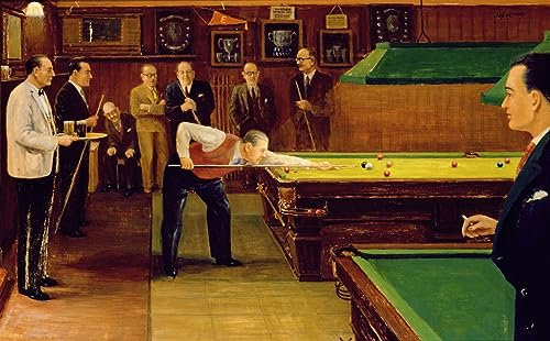 SERENDIPITP Bilder Moderne Druck Leinwand Malerei GemäLde Kunst Bilder ein Snooker-Match von Jos Mcinnes Wandkunst Graffiti für Wanddekoration 60x90cm