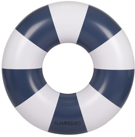Flamingueo Bouee Piscine - Matelas Piscine, Bouée Gonflable, Gonflable Plage, Accessoires Piscine, Bouee Geante (110x110x27 cm)