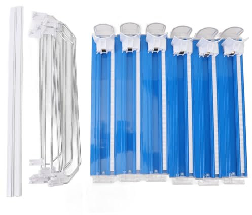 Bebida de Refrigerador Lata de Lata, Dispensador de Bebidas de Deslizamiento del Empuje, Organizador de Refrigerador Ajustable con Cerradura, Refresco, Cerveza, Vino, No Se (Azul