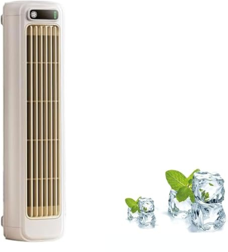 Migilife ace enfriador, aire acondicionado portatil, enfriador de aire, ventilador aire frio USB, 3 velocidades(Beige)
