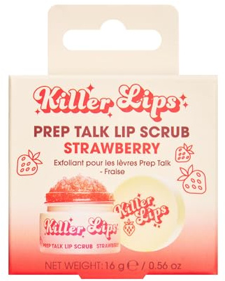 Killer Lips Prep Talk Lip Scrub – Strawberry 15g