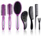 SIQUK 7 Piezas Cepillos para el Pelo Cepillos para Desenredar Cepillos Pelo Redondos y Limpiador de Cepillo de Pelo para Mujer y Hombre