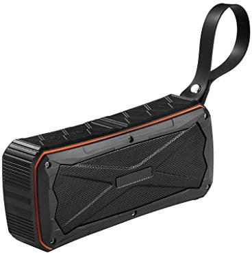 XF-Boutique 16W Heavy Bass Waterproof Outdoor Bluetooth Speaker 4500mAH Power Bank Portable 3D Stereo Wireless Riding Sport Speaker TF Mic (Color : Orange)