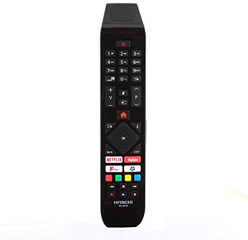 Hitachi RC43141 30100945 Original Remote Control for Smart LED TVs 2018 to 2019
