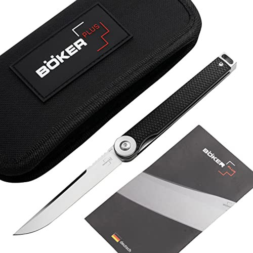 BÖKER PLUS® Kaizen G10 - leichtes EDC Taschenmesser mit Griff schwarz