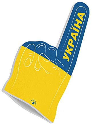HIGH FIVE FINGERS Weltmeisterschaft Europameisterschaft Flagge Fanartikel | Schaumstoff Hand für Spiele, Stadion, Events | One Size | 44 x 22 x 2,5 cm