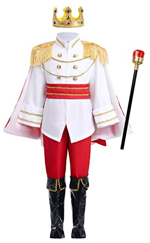Odizli Kinder Junge Prinz Kostüm Halloween Weihnachten Karneval Geburtstag Party Cosplay
