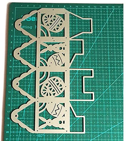 ECMQS Ostern Hase Kasten Stanzmaschine Stanzschablone, Scrapbooking Prägeschablonen Stanzformen Schablonen Für Scrapbooking, Fotopapier, Karten, Handwerk Prägen DIY Herstellung Geburtstag Geschenk
