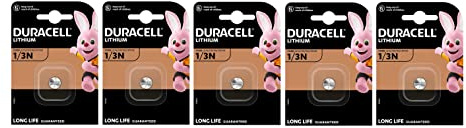 Duracell CR1/3N, CR11108, Lithium 6V - 5 Batterien