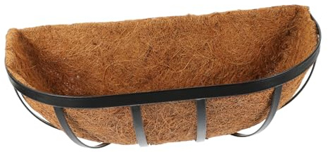 HAKIDZEL Bac à Fleurs Suspendu Cocon De Jardinière Murale Rotin Idéale pour Balcons Et