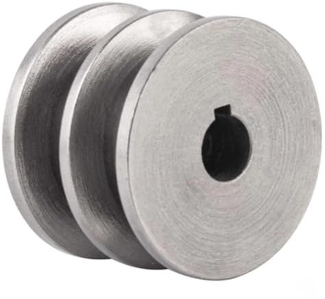 CONROS 1 Stück Außendurchmesser: 80 mm Riemenscheibe Doppelnut 2A Typ Flacher Gusseisen-Elektromotor Keilriemenscheibenmotor (Size : 28mm)