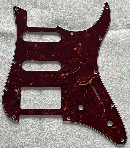 Pickguard für Yamaha Pacifica EG 112 Pac112V Style Gitarre Pickguard Schlagbrett Schlagplatte (4-lagig, rote Schildkröte)