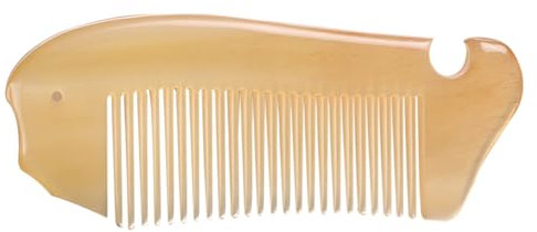 minkissy Natürlicher Schafshornkamm – Vorbeugung Von Haarausfall Für Frauen Statische Haarbürste Für Glattes Haar