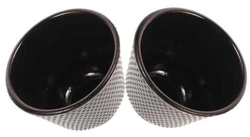 SOLUSTRE 2pièces Tasses à Thé Fonte Rétro Fonte Japonaise Service Thé Kung Fu Élégant Pour Amateurs Design Classique Et Finition Lisse Accessoires Créatifs Pour Dégustation Traditionnelle