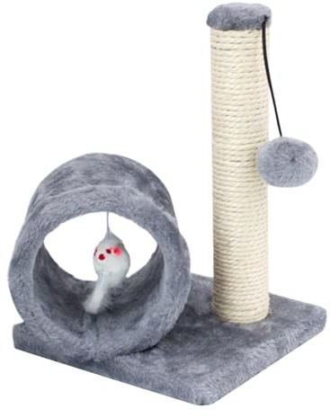 hoch, Sisal-Kratzsäule, vertikaler Kletterbereich, Stress-Design, ideal für Kätzchen und Katzen zu Hause oder am, Buddelspaß, 30 x 20 x 20 cm