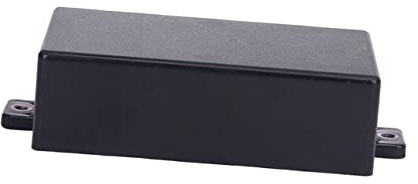 Versiegelte Humbucker Abdeckung aus Kunststoff, Schwarz für E-Gitarren | Schutzgehäuse aus Kunststoff, Geeignet für Sq St Pickup und Gitarren Pickup, Robustes Design, Farbe Schwarz