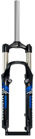 RUJIXU Mountainbike-Federgabel 26 Zoll MTB-Gabel 100mm Federweg Scheibenbremse V-Bremse Federgabel 1-1/8 Gerades Rohr 28,6mm QR 9mm Manuelle Sperre