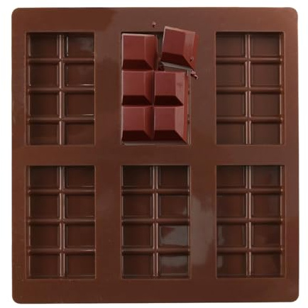 YNPQTDS per cioccolatini – Stampo per tavoletta di cioccolato ripiena profonda | Rettangolare lavabile in lavastoviglie teglia da cucina per Natale compleanno matrimonio celebrazioni Halloween