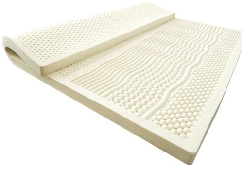 Naturlatexmadrasser, 2,5 cm bäddmadrass, kompression och ingen deformation, madrasser med långsam återhämtning, mjuka bekväma(190x80cm)