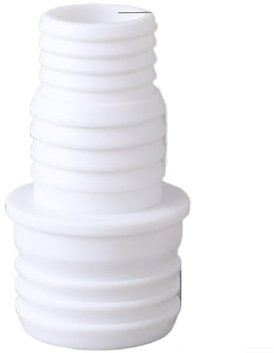 AugustknowU Waschmaschinen-Ablaufrohradapter aus Polypropylen, kompatibel mit 25 mm und 30 mm Ablaufschlauch-Abmessungen (20/30 mm)