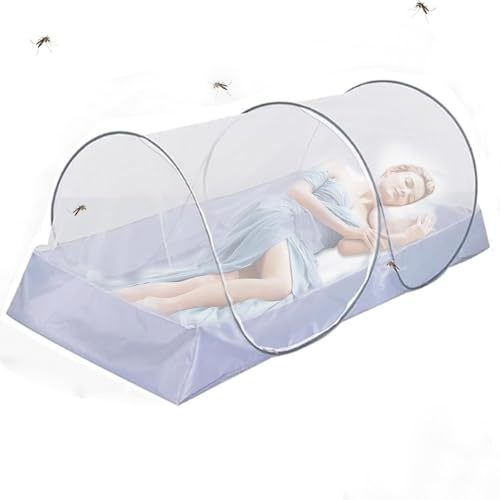 Moskitonetz Pop Up 200 x 100 x 73 cm, Faltbares Moskitonetz, für Reisen, Zuhause,Outdoor Campin Bequem, Schnell und Tragbar