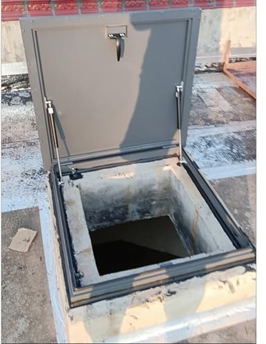 Couvercle Étanche pour Puits De Lumière, Fenêtre De Puits Souterrain Personnalisable pour Combles/Véranda Étanches, Trappe De Maintenance Universelle avec Accessoires