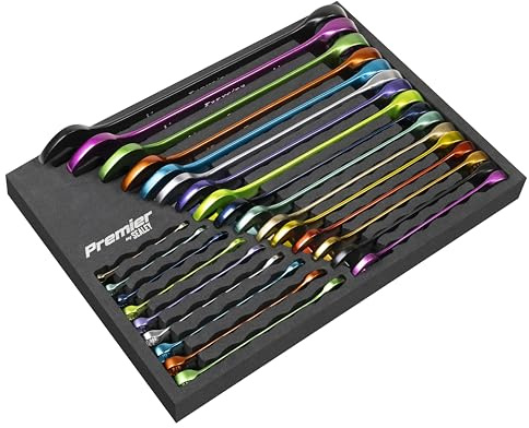 Sealey Premier Multi-Coloured Combination Spanner Set 25pc - AK63268
